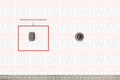 FAI AUTOPARTS t6697 -  Натяжной ролик, ремень ГРМ